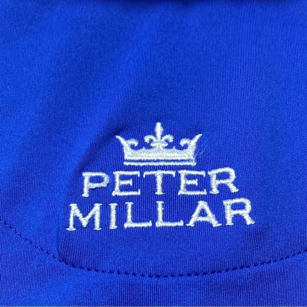 Peter Millar New With Tags Elements Blue Golf Polo Size Large